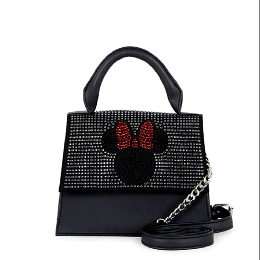 Disney Minnie Mouse Mini Rhinestone Blind Bag Purse - Picture 3 of 5